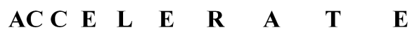 Accelerate