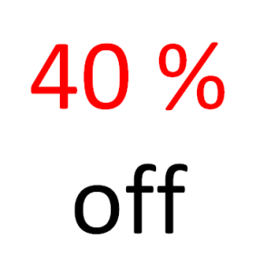40 off