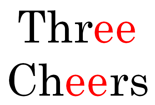 Three Cheers