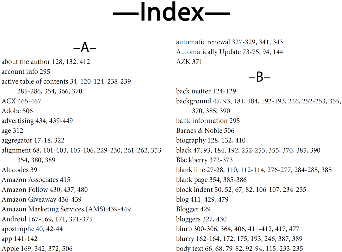How to Make an Index (for a Nonfiction Print Book) | chrismcmullen